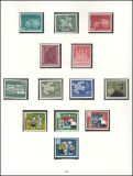 Sammlung BRD von 1960 - 1974 im Vordruckalbum