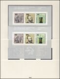Sammlung BRD von 1984 - 1989 im Vordruckalbum