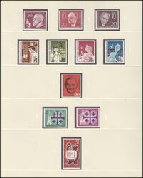 Sammlung Berlin von 1960 - 1973 im Vordruckalbum