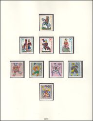 Sammlung BRD von 1969 - 1977 im Vordruckalbum