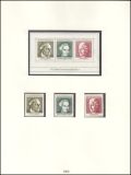 Sammlung BRD von 1969 - 1977 im Vordruckalbum