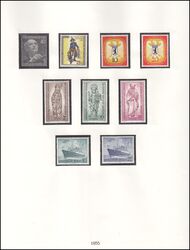 Sammlung Berlin von 1955 - 1979 im Vordruckalbum