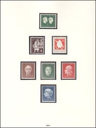 Sammlung BRD von 1955 - 1973 im Vordruckalbum