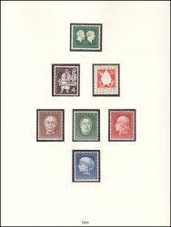 Sammlung BRD von 1955 - 1973 im Vordruckalbum