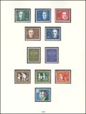 Sammlung BRD von 1955 - 1973 im Vordruckalbum
