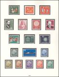 Sammlung BRD von 1955 - 1973 im Vordruckalbum