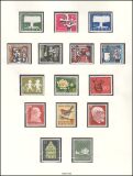 Sammlung BRD von 1955 - 1973 im Vordruckalbum
