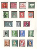 Sammlung BRD von 1955 - 1973 im Vordruckalbum