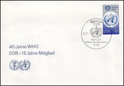 1988  40 Jahre Weltgesundheitsorganisation (WHO)
