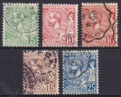 1901  Freimarken: Fürst Albert I.