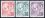 1991  Briefmarken mit dem Kopfbild des Fürsten Albert I.