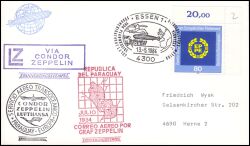 1984  Südamerikafahrt des Luftschiffes LZ 127 "Graf Zeppelin"