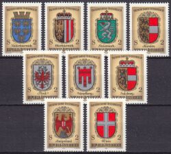 1976  1000 Jahre sterreich - Wappen der Bundeslnder