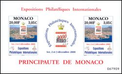 2000  Intern. Briefmarkenausstellung MONACO 2000