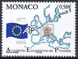 2002  25 Jahre Europische Akademie fr Philatelie