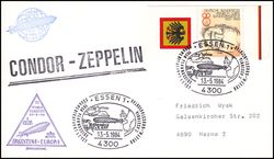 1984  Sdamerikafahrt des Luftschiffes LZ 127 Graf Zeppelin 