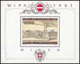 1981  Internationale Briefmarkenausstellung  "WIPA...