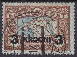 1930  Freimarke mit neuem Wertaufdruck
