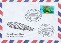 1985  Südamerikafahrt des Luftschiffes LZ 127 "Graf Zeppelin"