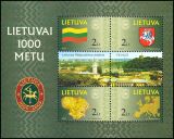 2001  Jahrgang mit Einzelmarken aus Block
