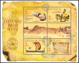 2002  Jahrgang mit Einzelmarken aus Block