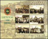 2008  Jahrgang mit Einzelmarken aus Block