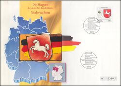 1993  Wappen der deutschen Bundeslnder - Niedersachsen