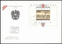 1981 Briefmarkenausstellung  "WIPA 1981"