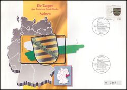 1994  Wappen der deutschen Bundeslnder - Sachsen