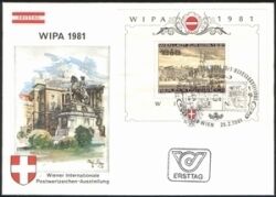1981  Internationale Briefmarkenausstellung  "WIPA 1981"