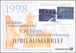 1998  Jubilumsbrief  - 50 Jahre Parlamentarischer Rat