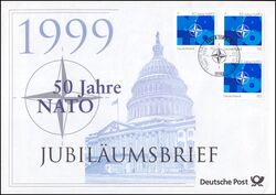 1999  Jubilumsbrief  - 50 Jahre Nordatlantikpakt (NATO)