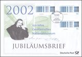 2002  Jubilumsbrief  - 150 Jahre Germanisches...