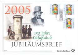 2005  Jubilumsbrief  - 150 Jahre Litfasule