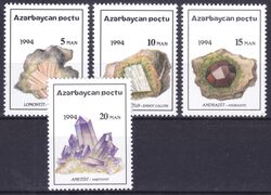 Aserbaidschan 1994  Einheimische Mineralien