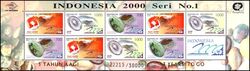 Indonesien 1997  Briefmarkenausstellung INDONESIA 2000: Edelsteine