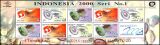 Indonesien 1997  Briefmarkenausstellung INDONESIA 2000:...