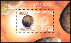 Indonesien 1999  Briefmarkenausstellung INDONESIA 2000: Schmucksteine