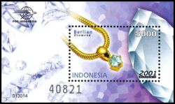 Indonesien 2001  Schmucksteine