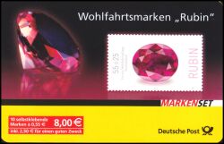 2012  Markenheftchen - Edelsteine