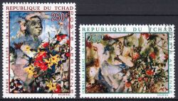 Tschad 1970  Gemälde von Iba N`Diaye