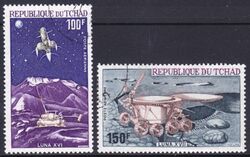 Tschad 1972  Sowjetische Mondfahrzeuge
