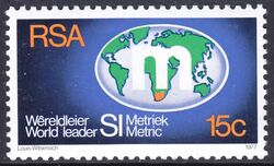 Sdafrika 1977  Umstellung auf das metrische System