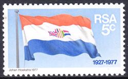 Sdafrika 1977  50 Jahre Nationalflagge