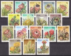 Südafrika 1977  Freimarken: Proteusgewächse