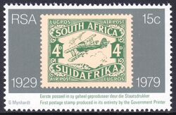 Sdafrika 1979  50. Jahrestag der herstellung von Briefmarken