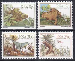 Südafrika 1982  Prähistorische Tiere