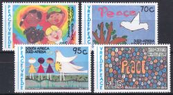 Südafrika 1994  Frieden für Südafrika: Kinderzeichnungen