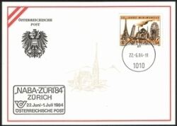 1984  AK 13 - NABA ZÜRI 84, Zürich   Ausstellungskarte
