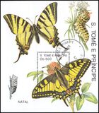 St. Tome & Prinzen 1991  Schmetterlinge: Schwalbenschwanz